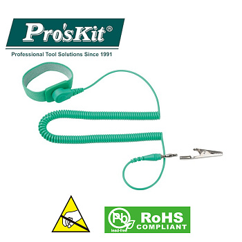 8PK-611 Pro'sKit Браслет антистатический (провод L=3м)
