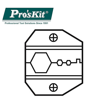 1PK-3003D6 Pro'sKit Губки сменные для обжима конекторов N-серии, RG-8/11