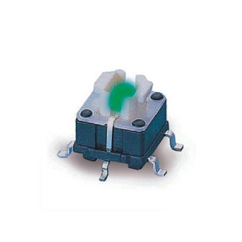 TP6151ML-3TR тактовая кнопка с зелёной подсветкой