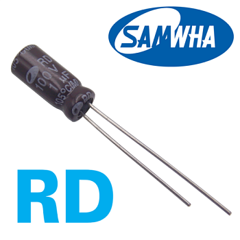 1мкФ 100В (5x11) RD-105C Конденсатор электролитический