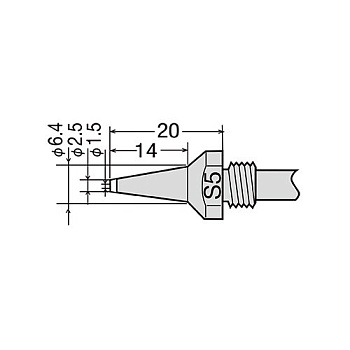 TP-100N-S5 Сменный носик GOOT