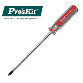 89116B Pro'sKit Отвертка LineColor (+ #1, 5х150мм, 230мм)