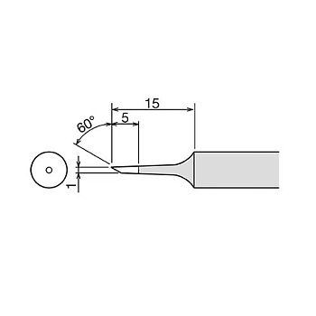 PX-60RT-1CR жало  (d6.5х26мм) GOOT