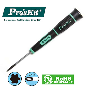SD-081-T8 Pro'sKit Отвертка прецизионная Torx (звезда) T8