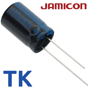 470мкФ 63В (13x21) TKR-105C Конденсатор электролитический