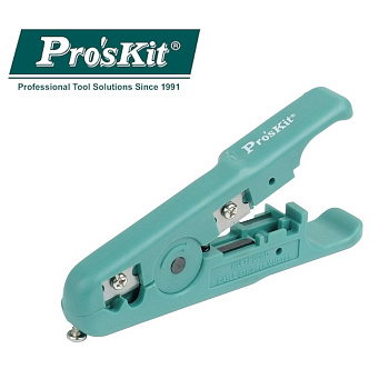 6PK-501 Pro'sKit Нож для зачистки кабелей универсальный(cтриппер для круглого кабеля)