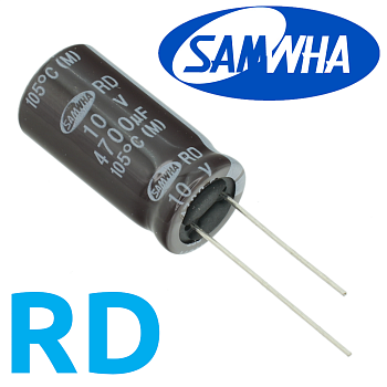 4700мкФ 10В (13x25) RD-105C Конденсатор электролитический