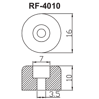 RF-4010 Ножка приборная