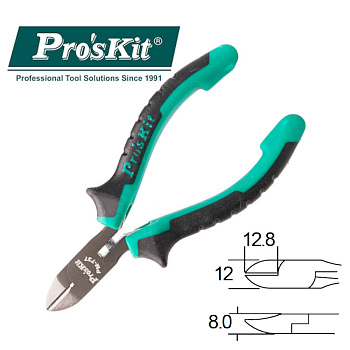 PM-737 Pro'sKit (аналог 1PK-037D) Кусачки прямые (медь до 1мм, 115мм)