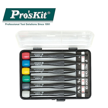 8PK-2061 Pro'sKit Набор отверток часовых (3х -, 3х +, 20мм)