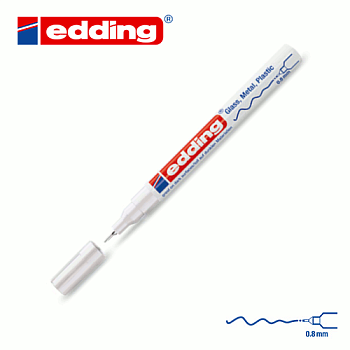 EDDING 780 Маркер стекло, металл, пластик d=0,8мм (белый)