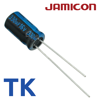 330мкФ 16В (6,3x11) TKR-105C Конденсатор электролитический