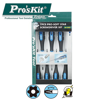 SD-2302 Pro'sKit Отвертки ручные в наборе (7 шт.)