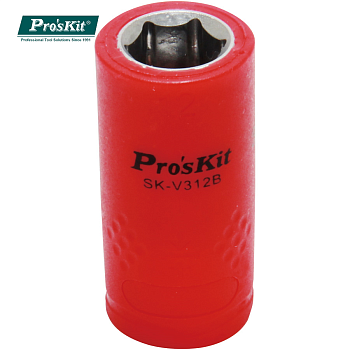SK-V312B Pro'sKit Головка торцевая 3/8" 12х28мм 1000В