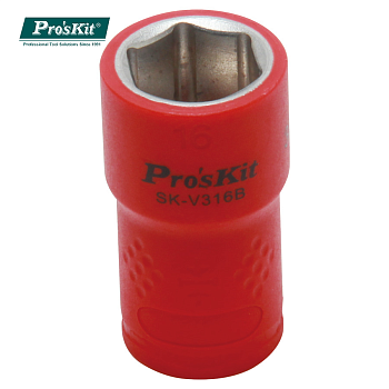 SK-V316B Pro'sKit Головка торцевая 3/8" 16х28мм 1000В