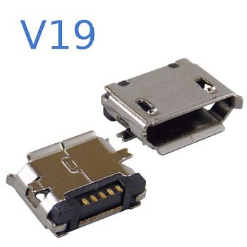 MicroUSB-F V19 Гнездо