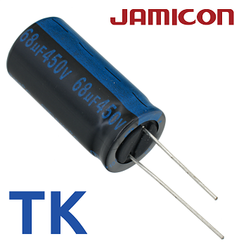 68мкФ 450В (18x35) TKR-105C Конденсатор электролитический