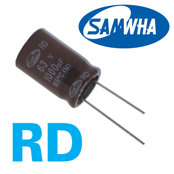 1000мкФ 63В (16x25) RD-105C Конденсатор электролитический