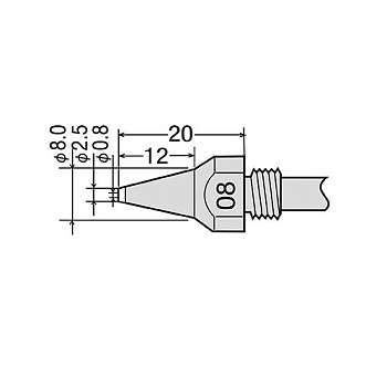 TP-100N-08 Сменный носик GOOT