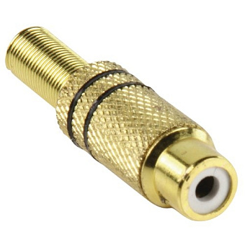 RCA-F-GB Разъем тюльпан гнездо (RP-219G)
