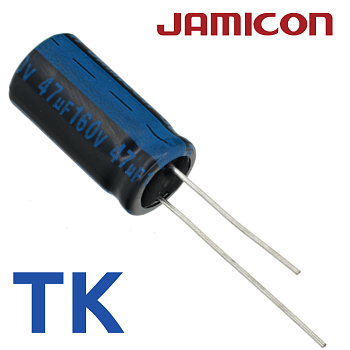 47мкФ 160В (10x21) TKR-105C Конденсатор электролитический