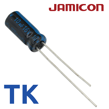 10мкФ 16В (5x11) TKR-105C Конденсатор электролитический