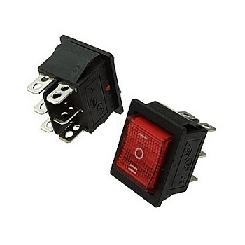 KCD4-203N-C6-R/6P on-off-on (IRS-203-1C)