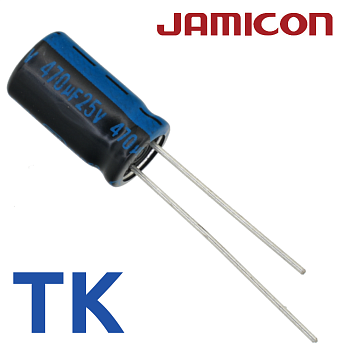 470мкФ 25В (8x14) TKR-105C Конденсатор электролитический