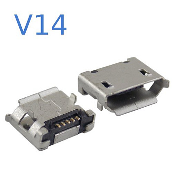 MicroUSB-F V14 Гнездо