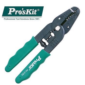 8PK-3162 Pro'sKit Клещи для резки/зачистки проводов (AWG 26/24/22/20/18/16)