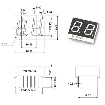 FYD-4021DUE-21 Индикатор