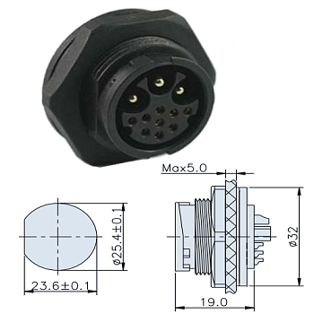 24309525-01 (3+9-pin)