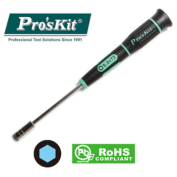 SD-081-M5 Pro'sKit Отвертка прецизионная торцевая М5.0*