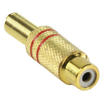RCA-F-GR Разъем тюльпан гнездо (RP-219G)