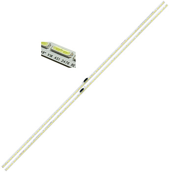 Светодиодная планка для подсветки ЖК панелей 49" V16 AS1 2475/2476 REV 12 (комплект 2 планки по 535м