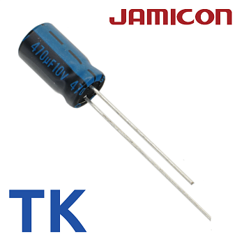 470мкФ 10В (6,3x11) TKR-105C Конденсатор электролитический