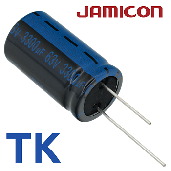 3300мкФ 63В (22x40) TKR-105C Конденсатор электролитический