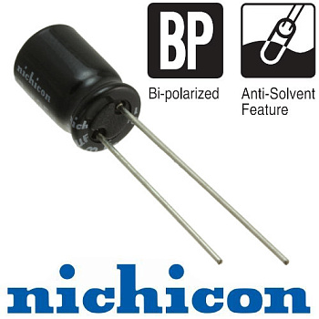 3,3мкФ 100В (6,3х11) EP-105°C Bi-polar Конденсатор электролитический Nichicon
