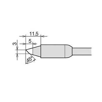 RX-85HRT-3BC жало-нагреватель 24V GOOT
