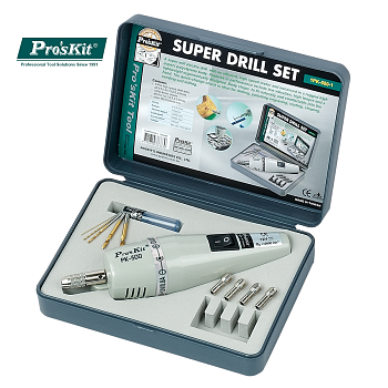 1PK-500-1 Pro'sKit Дрель мини профессиональная с насадками