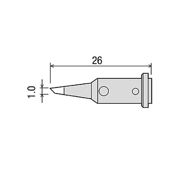 GP-510RT-1C жало для газового паяльника GOOT
