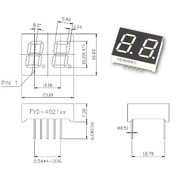 FYD-4021BG-21 Индикатор