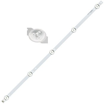 Светодиодная планка для подсветки ЖК панелей SVJ280A01_Rev3_5LED (530 мм, 5 линз)