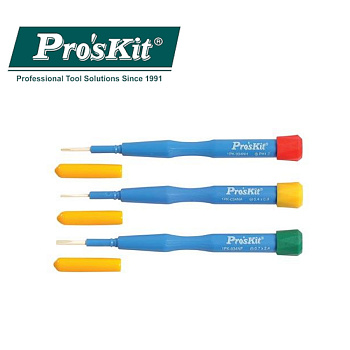 1PK-034NE Pro'sKit Отвертка с керамическим наконечником (- 0,4х2,4мм)