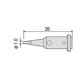 GP-510RT-1D жало для газового паяльника GOOT