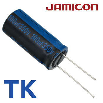 100мкФ 350В (16x36) TKR-105C Конденсатор электролитический