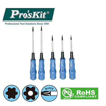 SW-2125 Pro'sKit Набор отверток (5шт., звезда)
