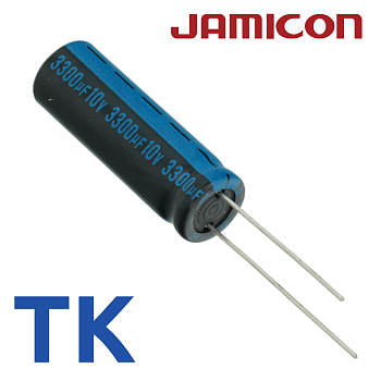 3300мкФ 10В (10x30) TKR-105C Конденсатор электролитический