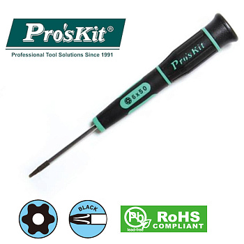 SD-081-T6H Pro'sKit Отвертка прецизионная Torx (звезда) T6H