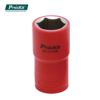 SK-V419B Pro'sKit Головка торцевая 1/2" 19х38мм 1000В